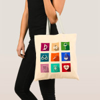 Sac fourre-tout Icônes Médicale