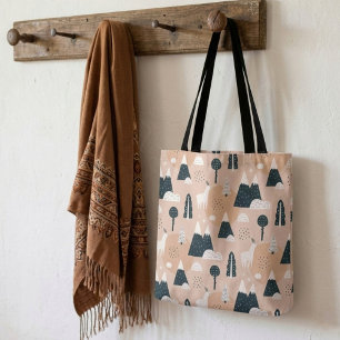 Sac fourre-tout illustré de la montagne de cerfs