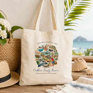 Sac fourre-tout illustré pour réunion de famille c