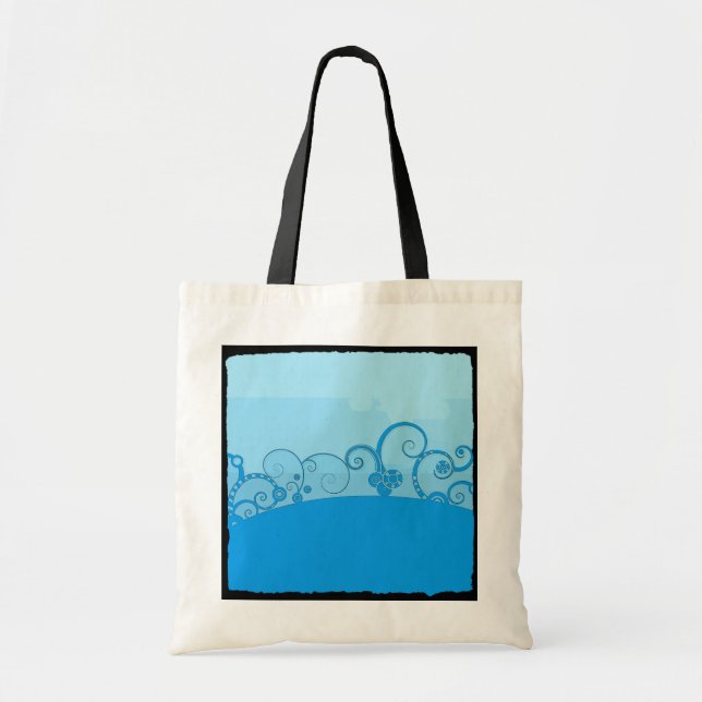 Sac fourre-tout Imaginaire Blue Swirl (Devant)