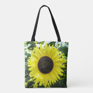 Sac fourre-tout imprimé de détection de tournesol