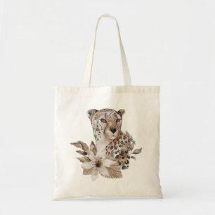Sac fourre-tout imprimé léopard