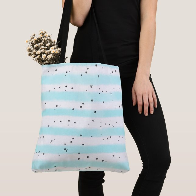 Sac fourre-tout imprimé partout, grand (De près)