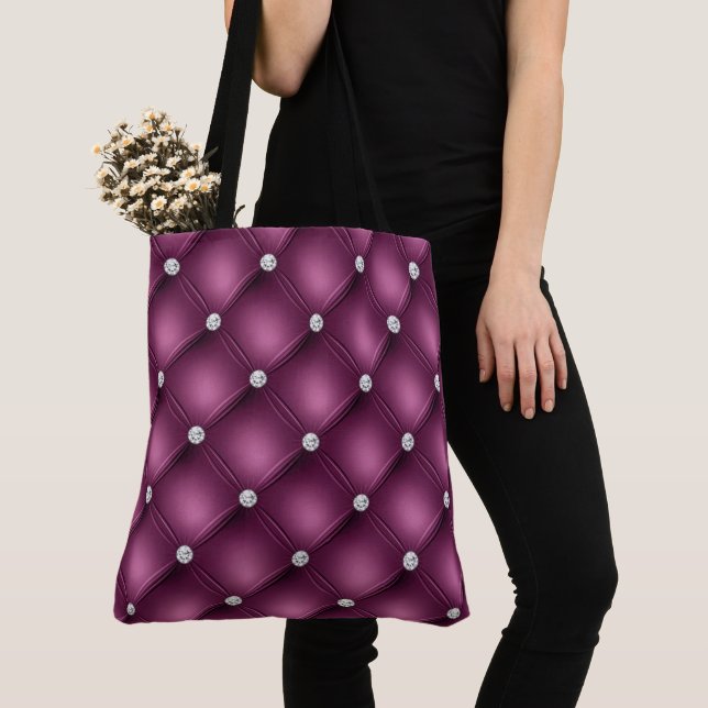Sac fourre-tout imprimé partout, grand (De près)