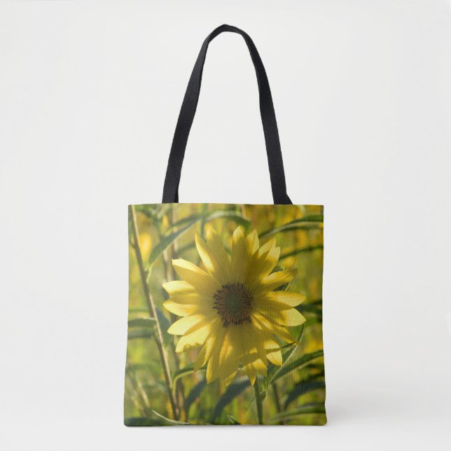 Sac fourre-tout imprimé Tournesol (Devant)