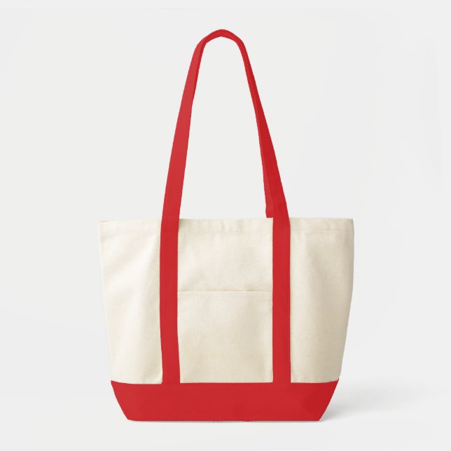Sac fourre-tout Impulse Naturel et Rouge (Devant)