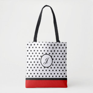 Sac fourre-tout initial du point Polka