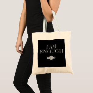Sac fourre-tout inspirant Je suis assez