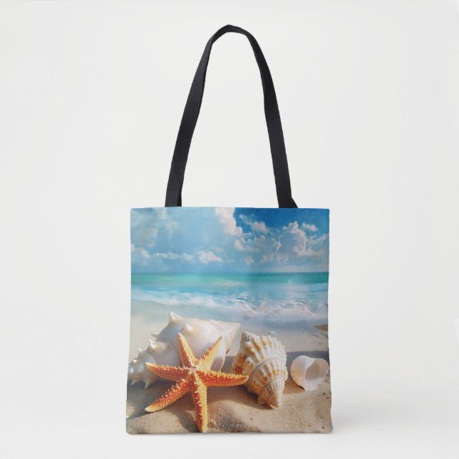 Sac fourre-tout inspiré de la plage (Devant)