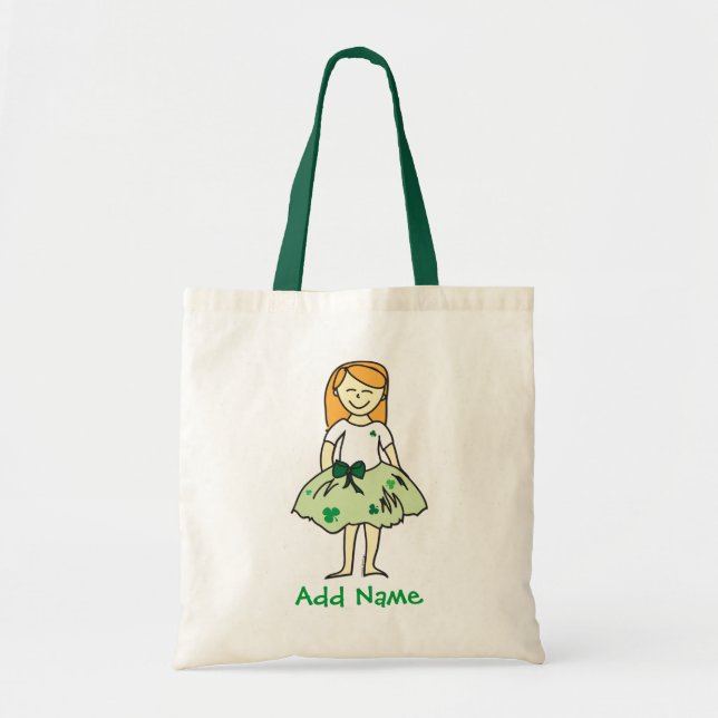 Sac fourre-tout irlandais de filles de fleurs (Devant)