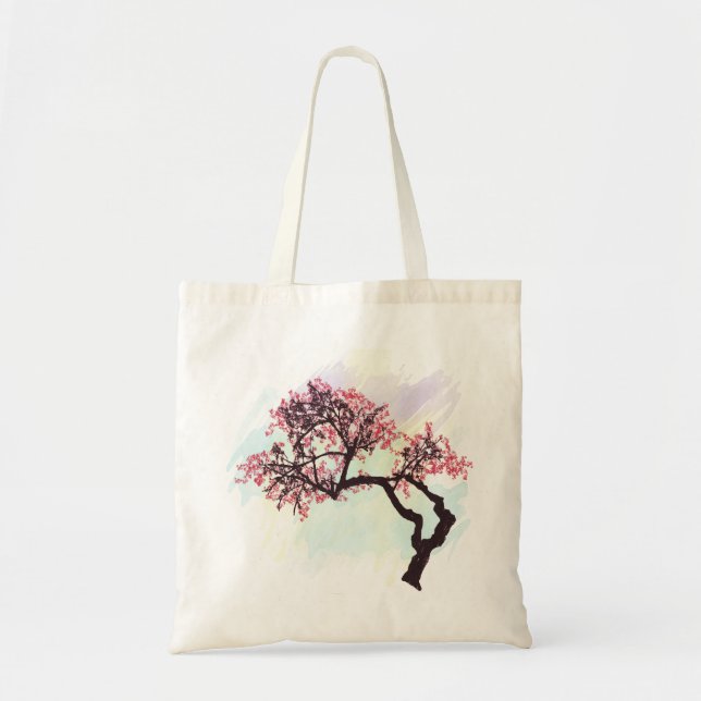 Sac fourre-tout japonais à fleur de cerisier (Devant)
