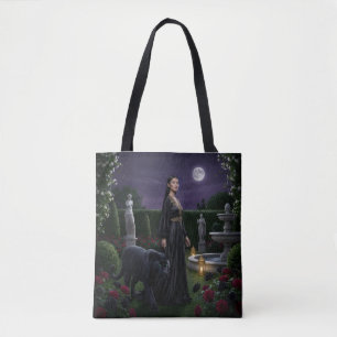 Sac fourre-tout Jardin Mystique : Femme & Panthère