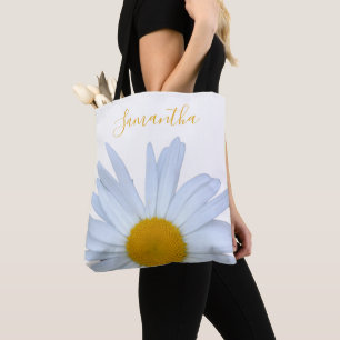 Sac fourre-tout Jaune blanc marron foncé