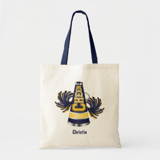 Sac fourre-tout jaune et bleu à acclamation