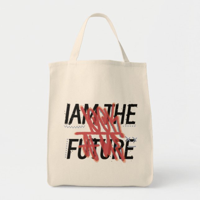Sac fourre-tout Je suis le futur (Devant)