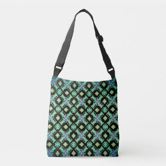 Sac fourre-tout Jimette Design vert jaune noir