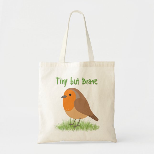 Sac fourre-tout joli oiseau rouge-gorge (Devant)
