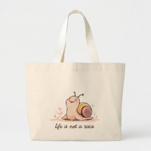 Sac fourre-tout Jumbo Snail Design | La vie n'est