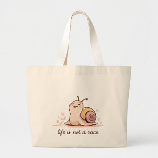 Sac fourre-tout Jumbo Snail Design | La vie n'est
