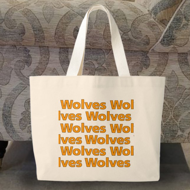 Sac fourre-tout Jumbo Wolves (Créateur téléchargé)