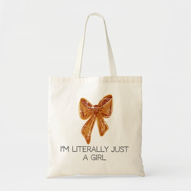 Sac fourre-tout « Just a Girl » (Devant)