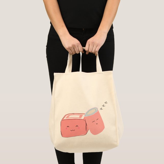Sac fourre-tout Kawaii Marshmallow (Devant (produit))