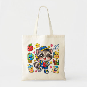 Sac fourre-tout Kawaii Raton laveur pour la rentré
