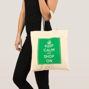 Sac fourre-tout « Keep Calm and Shop On »