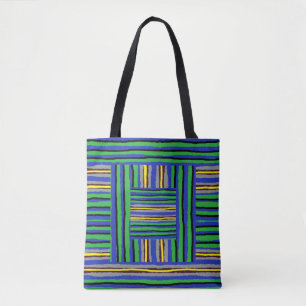 Sac fourre-tout Kente Stripes (2 designs)
