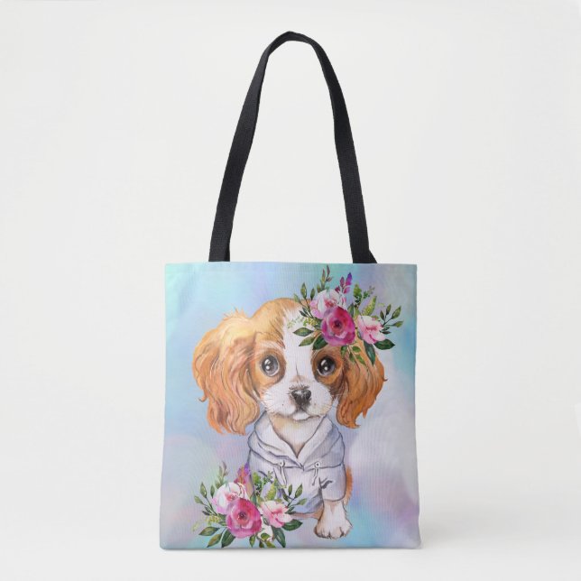 Sac fourre-tout King Charles Cavalier (Devant)