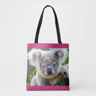 Sac fourre-tout Koala aux yeux bleus