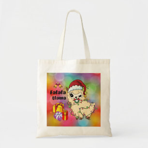 Sac fourre-tout lama de Noël