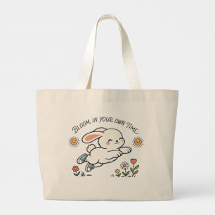 Sac fourre-tout lapin 'Fleurissez à votre propre r
