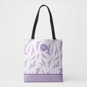 Sac fourre-tout Lavande Monogramme