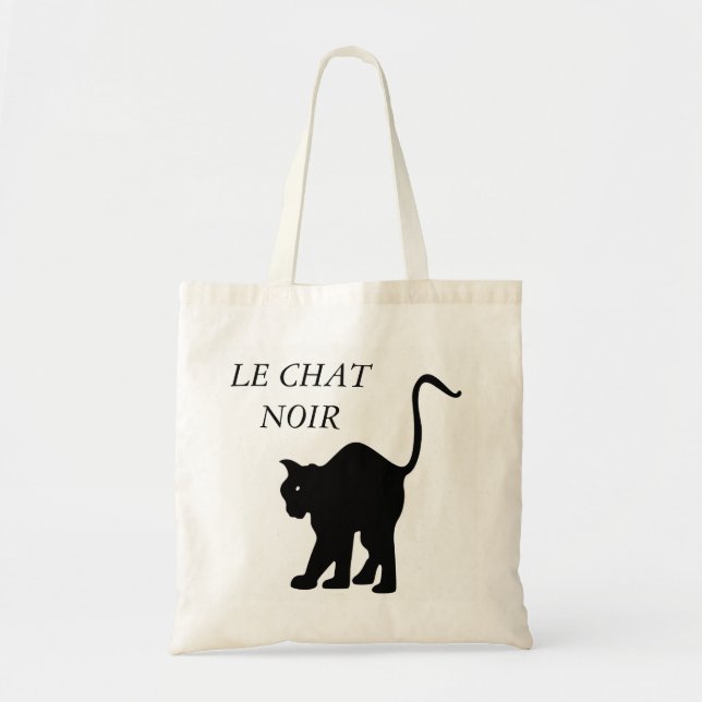 SAC FOURRE-TOUT LE CONVERSATION NOIR (Devant)