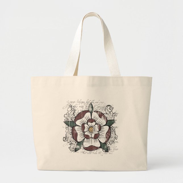 Sac fourre-tout léger rose à Tudor (Devant)