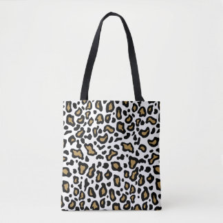 Sac fourre-tout Léopard Blanc