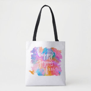 Sac fourre-tout libre joyeux heureux