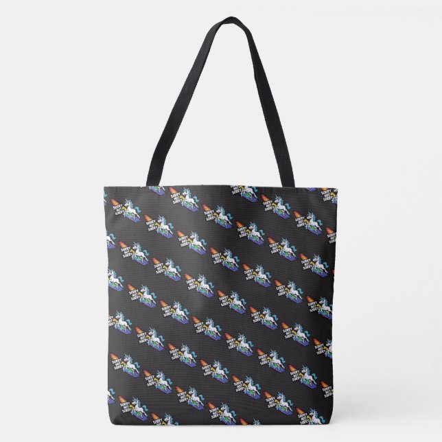 Sac fourre-tout licorne Sorry not Sorry (Devant)