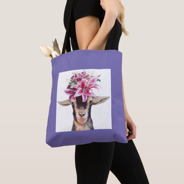 Sac fourre-tout - Lily et Posey les chèvres (De près)