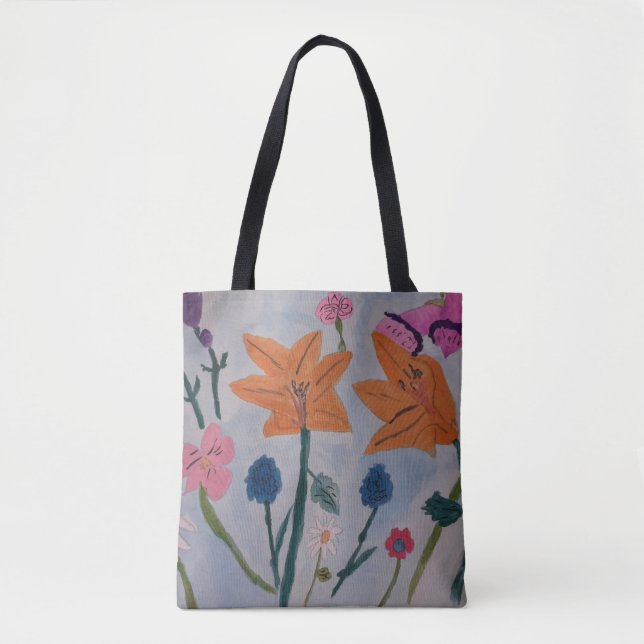 Sac fourre-tout Lily orange (Devant)