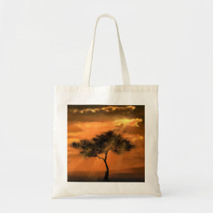 Sac fourre-tout Lonely Tree Sunbeams - Lever du so