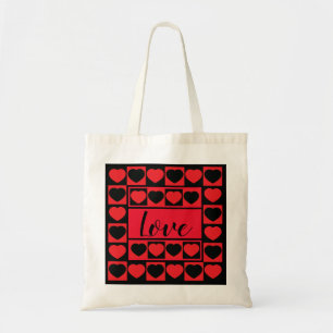 Sac fourre-tout Love and Hearts
