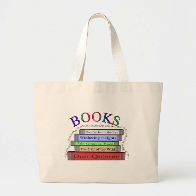 Sac fourre-tout lu lu lu par LIVRES (Devant)