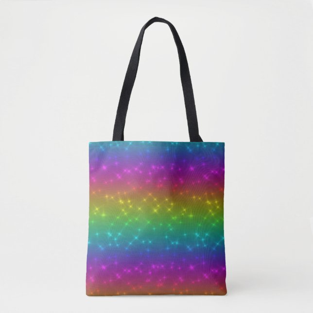 Sac fourre-tout lumineux arc-en-ciel (Devant)