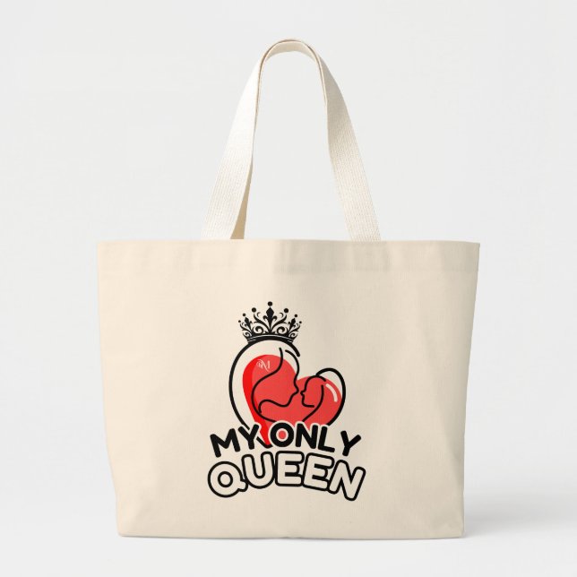 Sac fourre-tout : Ma seule reine (Devant)
