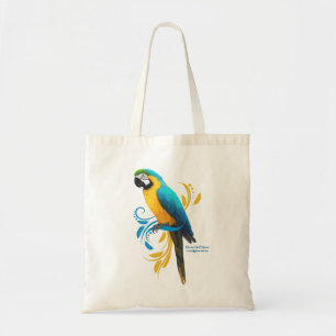 Sac fourre-tout Macaw bleu et or