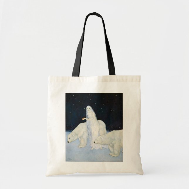 Sac fourre-tout magique à hiver d'ours blanc - (Devant)