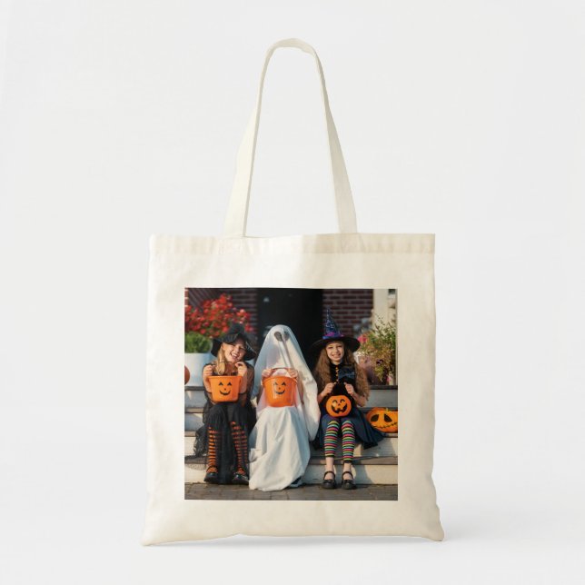 Sac fourre-tout Magique Chat Noir Halloween – (Devant)
