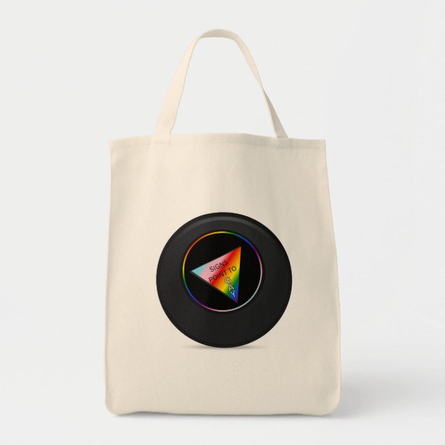 Sac fourre-tout Magique Huit Ball Pride (Devant)